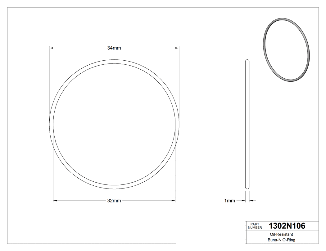 Technical drawing - 1302N106